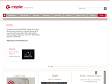 Tablet Screenshot of caple.co.uk